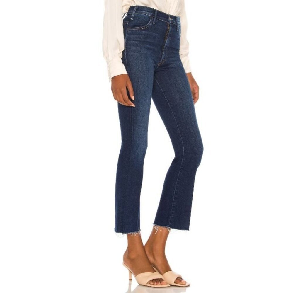 MOTHER The Hustler Ankle Fray Home Movies Size 27 NWT $228 Stretch - Picture 3 of 9
